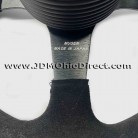 JDM Mugen Style Black Suede Steering Wheel With DC2 Hub